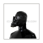 Preview: M41-GP5 gasmask-set TWIN-M-BLACK with separate openface-hood and sunglasses-stickers